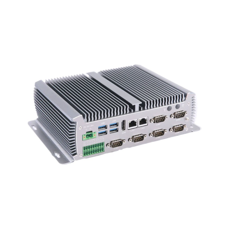 All-aluminum micro embedded industrial computer 16-bit GPIO dual network six serial ports dust-proof industrial host industrial computer