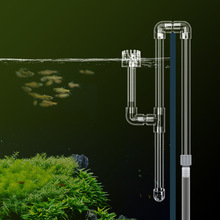 鱼缸透明水管亚克力管件弯头接头鸭嘴出水口三通水族管配件除油膜