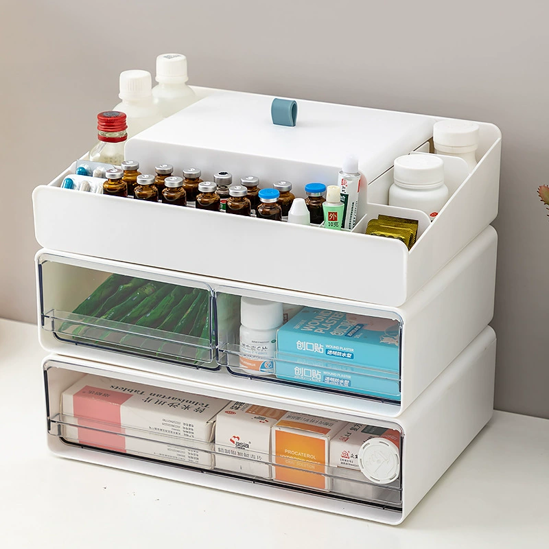 Table storage box, transparent makeup remover for skin care