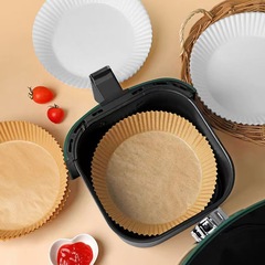 エアフライヤー専用紙、シリコンオイル紙、丸型油吸収紙、食品マット紙、大型家庭用ベーキング紙卸売