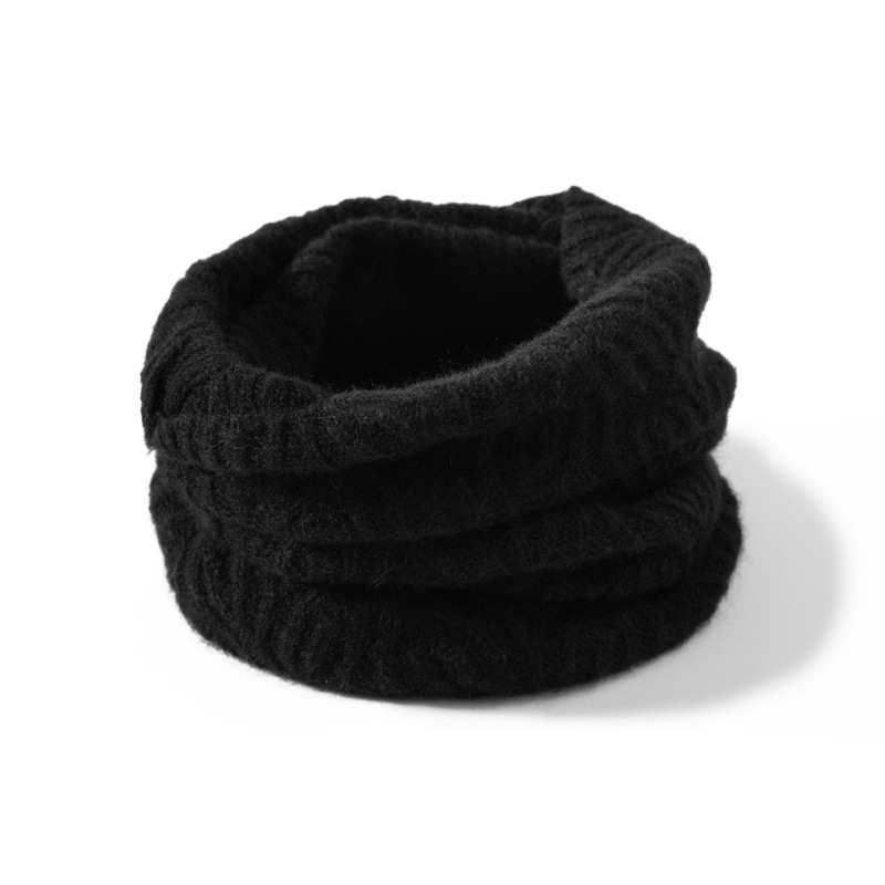 100% cashmere neck warmer for women, warm and cold-proof, knitted small scarf with hollow design, lightweight, soft and cozy pullover neck warmer