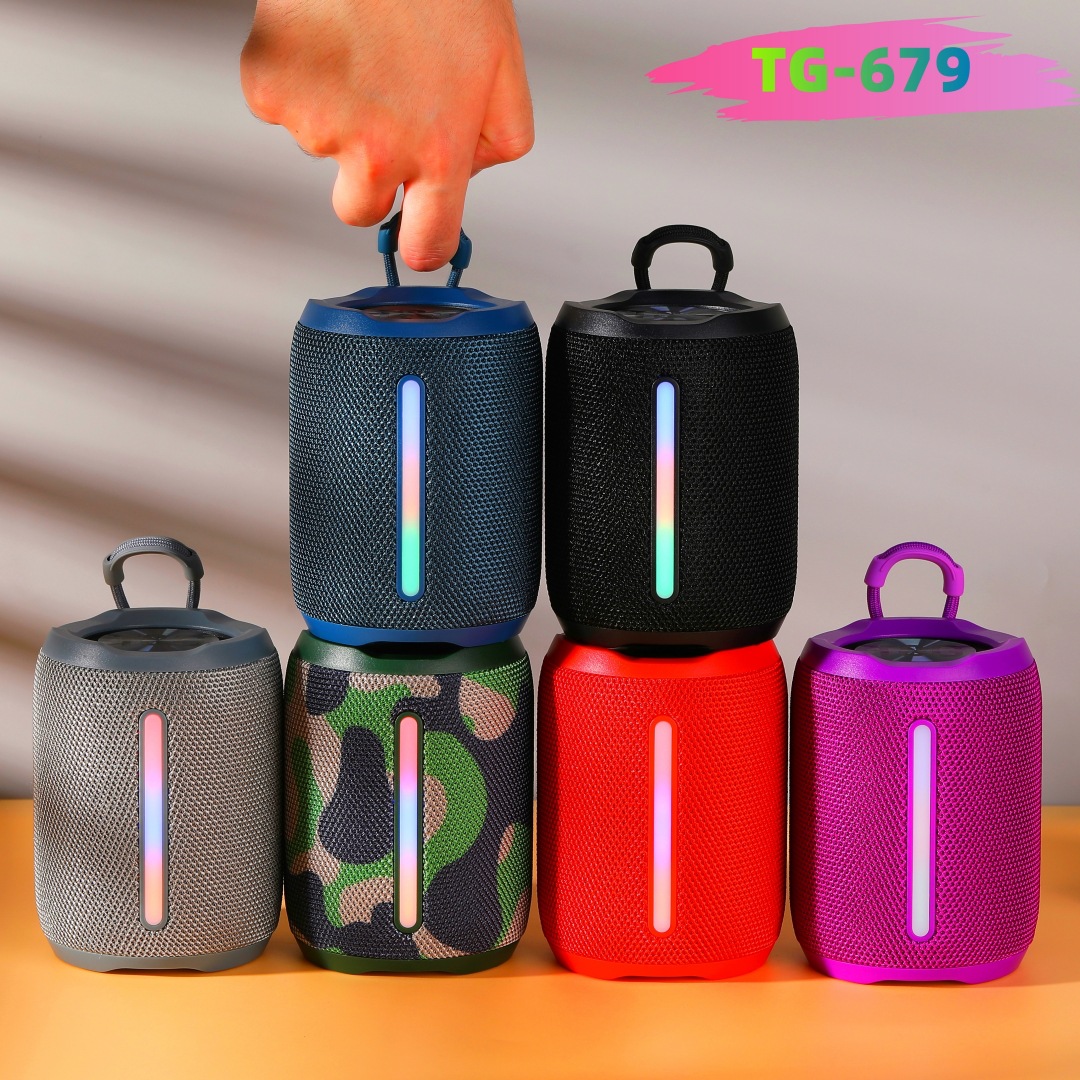 Regalos de comercio exterior transfronterizo TG679 altavoces Bluetooth inalámbricos TWS tarjeta portátil bajo pequeño estéreo al aire libre