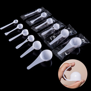 Wholesale Plastic Spoon Quantitative Spoon 1g 3g 4g 5g 10g 15g Plastic Measuring Spoon Industrial Plastic Spoon