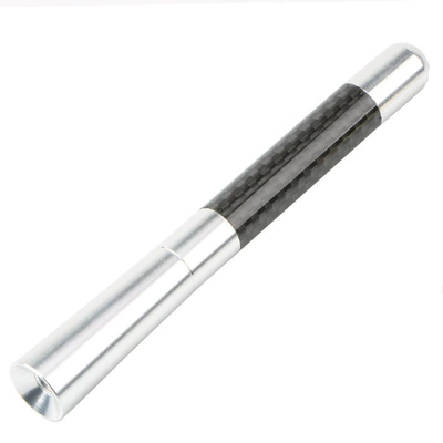 vehicle antenna, real carbon fiber antenna - 12cm-silver-opp-bag