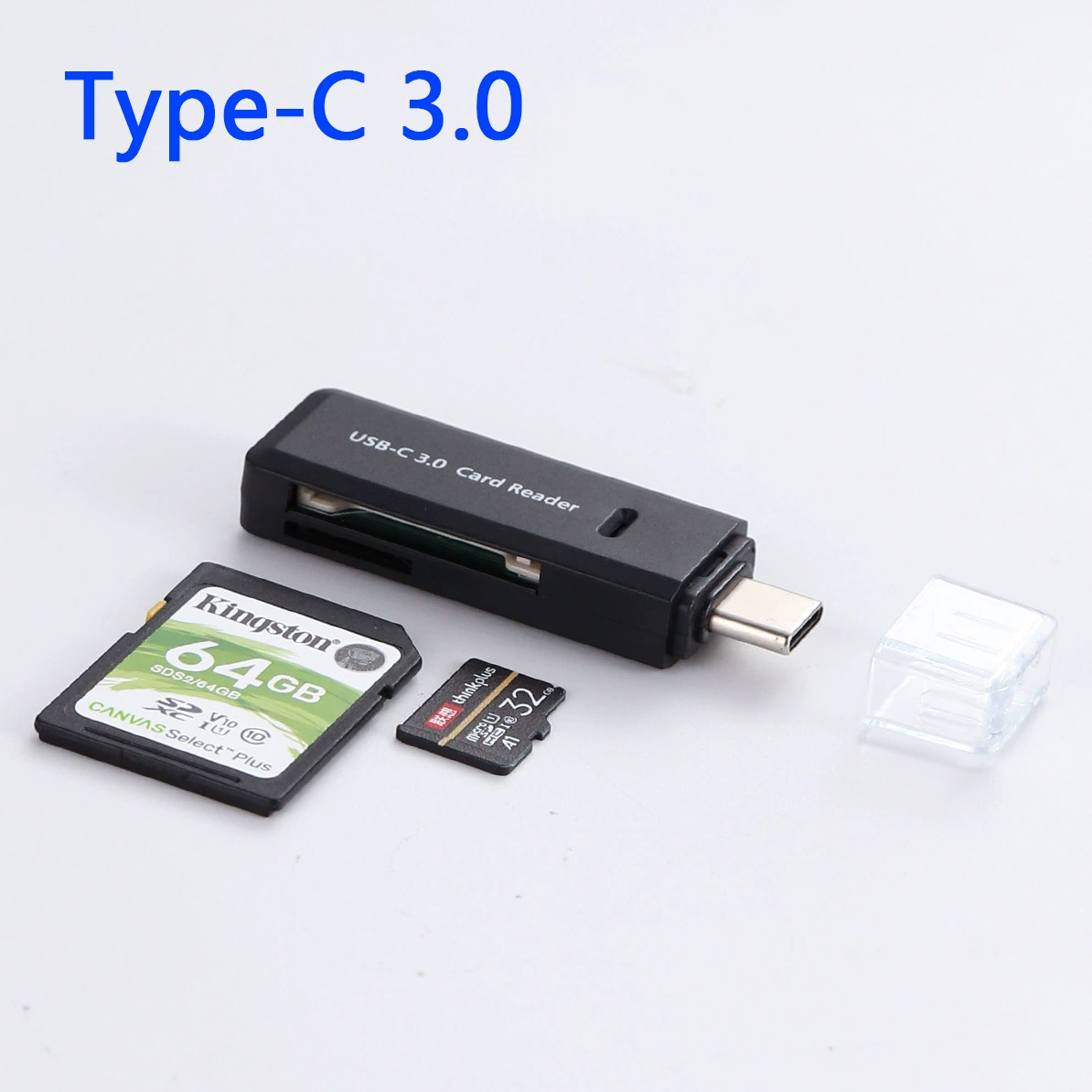 USB3.0 кард-ридер высокоскоростной двухканальный microSD/TF/SD карта читателя производителя оптом