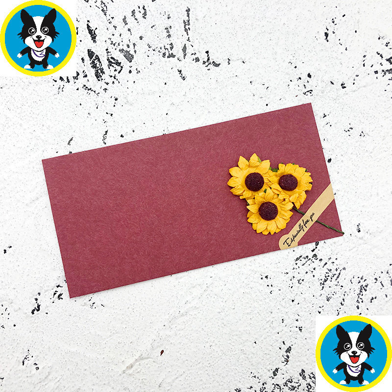 智贝SKU图_5信封信纸套装干花文艺小清新创意diy牛皮