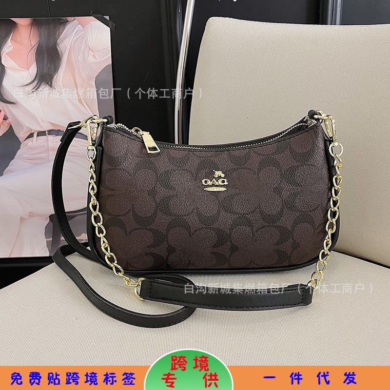 Ventas transfronterizas en caliente nuevas bolsas de brazo de mujer, bolsas de hombro, bolsas de mano de impresión casuales de moda para mujeres