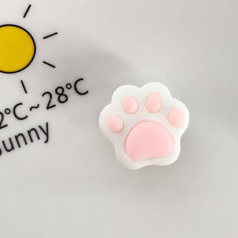 핑크색과 흰색 손바닥 (1.9cm*2cm)