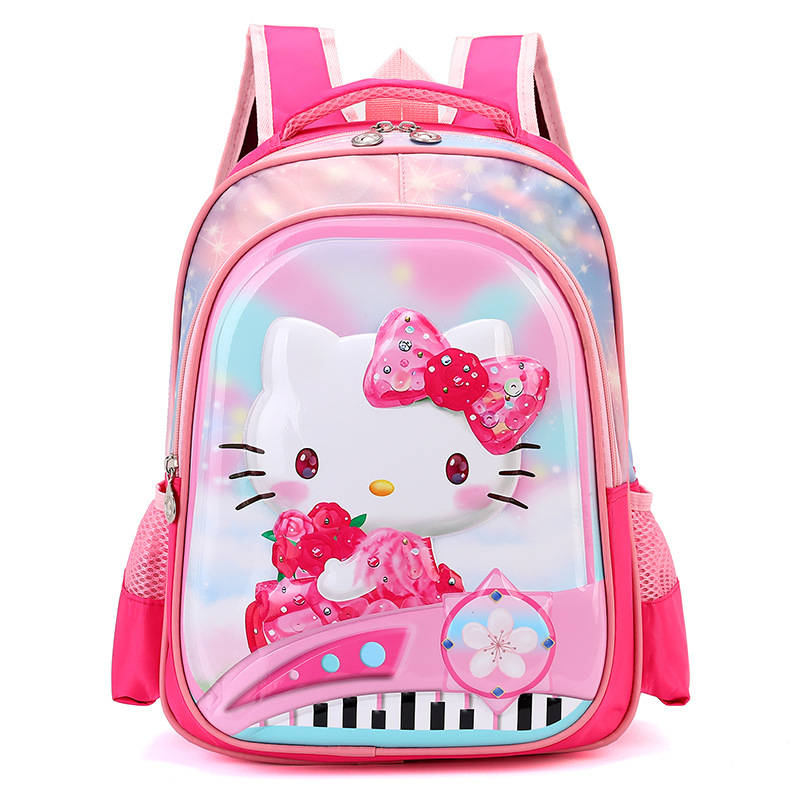 Nuevos niños estudiantes de primaria de grado 2-4 mochila de concha dura de dibujos animados para niños y niñas