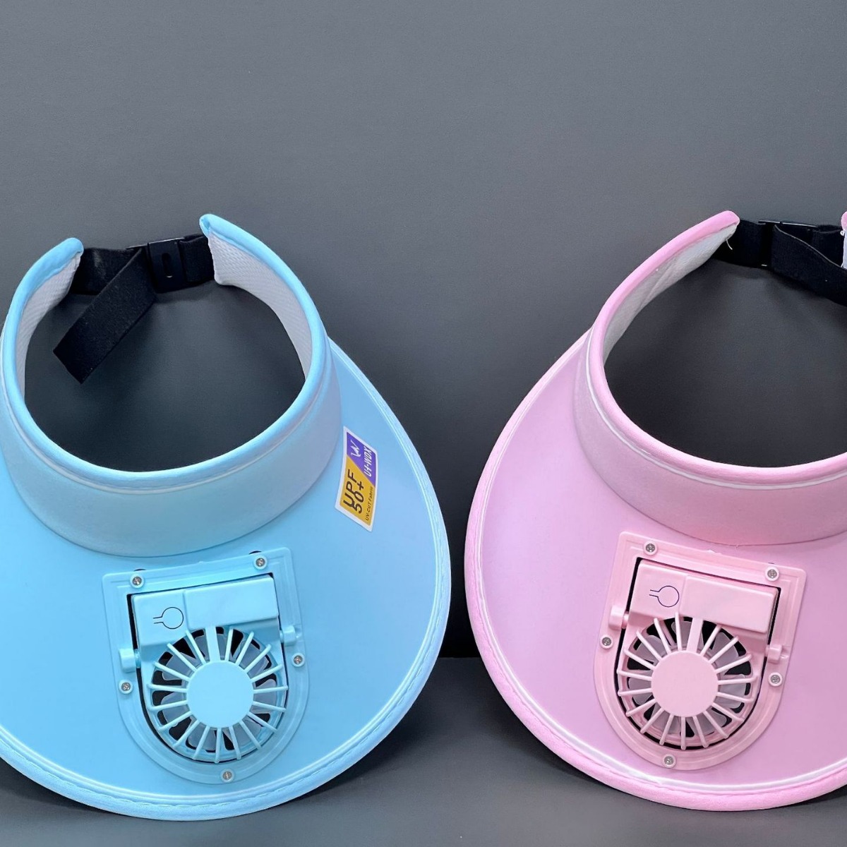 Verano nuevo ventilador sombrero protección solar USB carga cubierta femenina al aire libre superior vacío ala grande sombrero para el sol en stock
