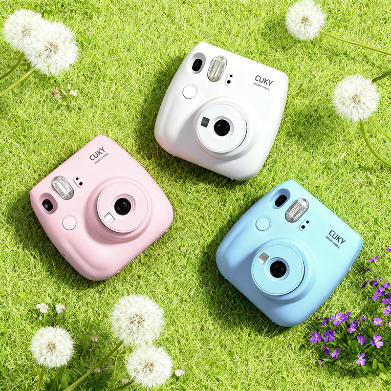 キューキー CUKY ポラロイド mini12 新型カメラ 使い捨てインスタントカメラ フォトペーパー ポラロイドセット|undefined