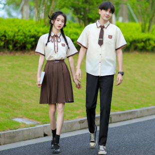 Graduation photo 2024 a large number of in stock junior high school students short sleeve shirt stage performance clothing performance clothing graduation