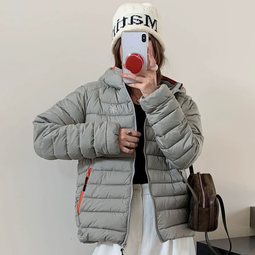 미니멀 스타일 갈비 보온 후드 면복 2026년 겨울 신상 패션 한국판 루즈한 면옷 두꺼운 외투