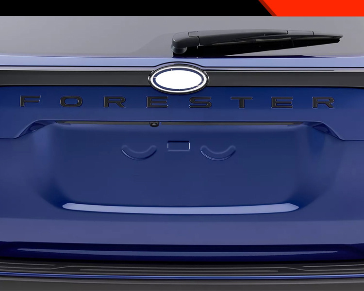 Suitable for 25 Subaru Forester Modified Rear Trunk Car Logo Letters Sl Series Special Bright Strips