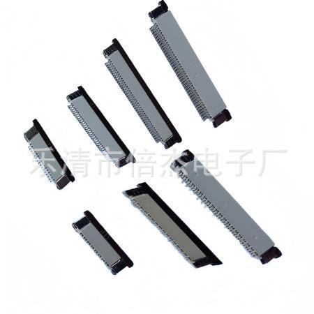 供FFC/FPC0.5mm间距A型抽拉式卧贴上接/下接/立贴连接器插座