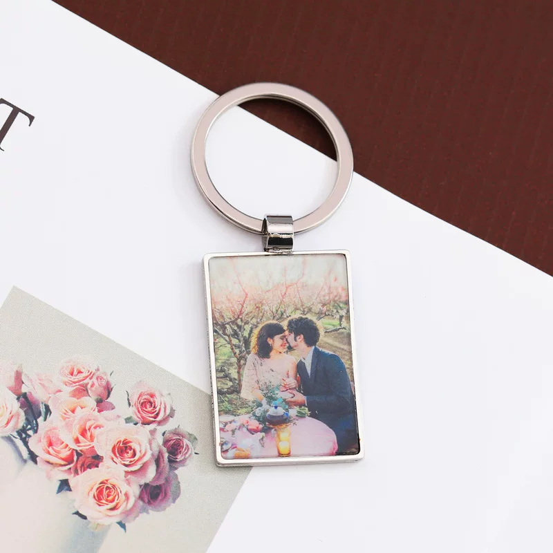 Calendar stainless steel, keychain, photo, creative accessory, commemorative pendant