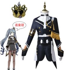 Beautiful Hatsune Miku cos mobile game military uniform Hatsune loMiku cosplay female