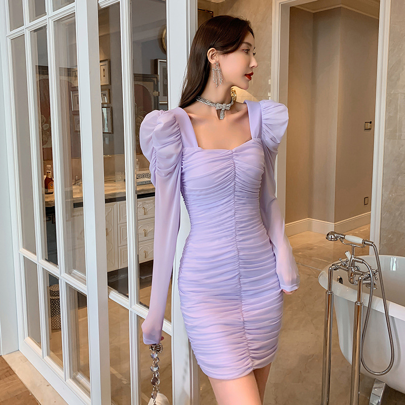 (Mới) Mã A0393 Giá 980K: Váy Đầm Liền Thân Nữ Chtdng Dáng Ôm Body Gợi Cảm Sexy Lưới Mỏng Hàng Mùa Xuân Thu Đông Thời Trang Nữ Chất Liệu G03 Sản Phẩm Mới, (Miễn Phí Vận Chuyển Toàn Quốc).