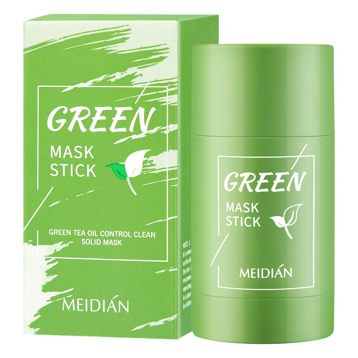 Трансграничная Внешняя торговля Твердая маска для медианного зеленого чая Глубокая очистка Увлажняющий контроль масла Суживающая грязевая пленка Палочка