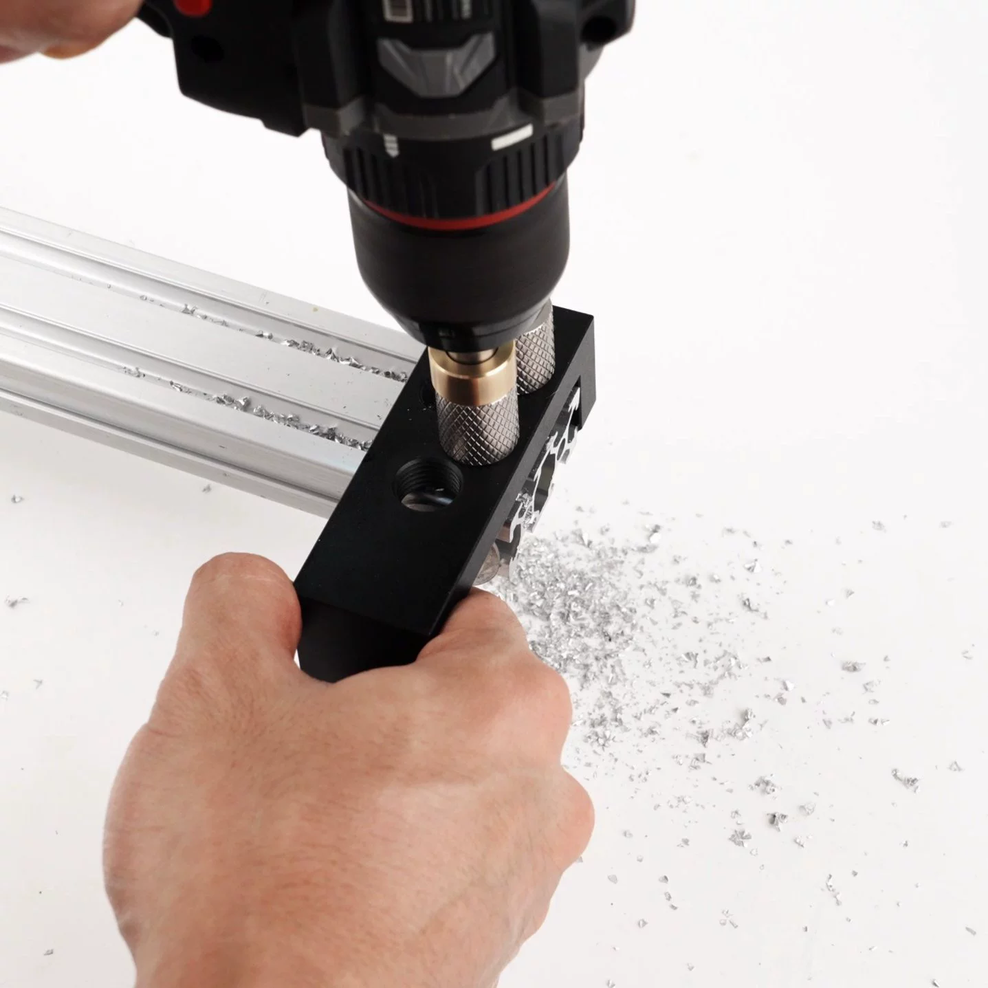 Алюминиевый профиль для перфорации вспомогательный аппарат 203040 Алюминиевый профиль DIY инструмент для перфорации соединительных погружений универсальный национальный стандарт европейский стандарт