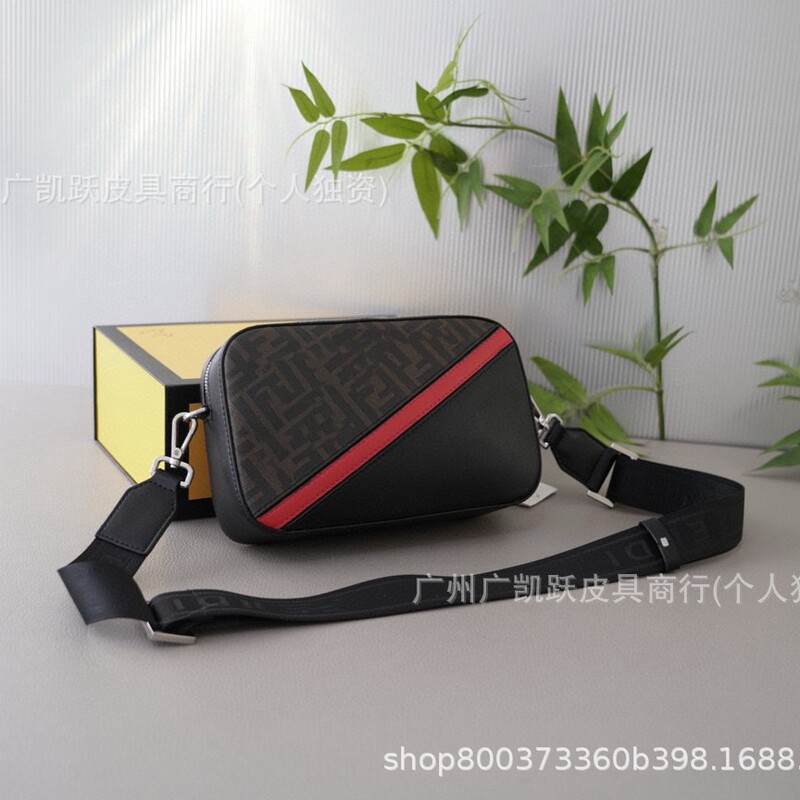 Fen men's camera bag for cross-border small square bag trend all-match color crossbody bag fashion small bag Fen men's camera bag for cross-border small square bag trend all-match color crossbody bag fashion small bag
