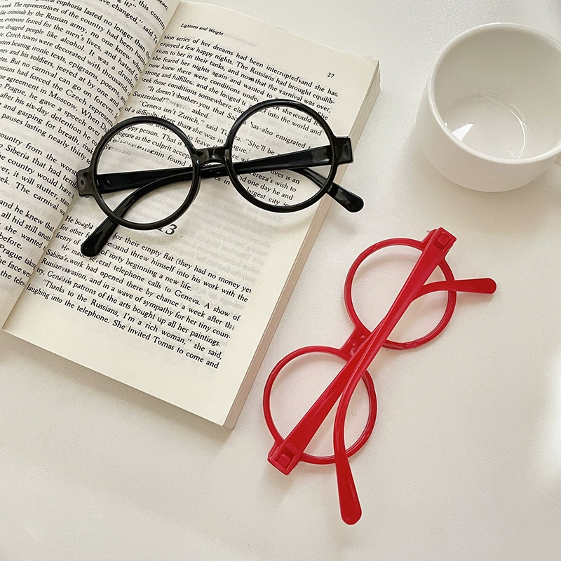 Детская рамка для очков Ala Lei Hali Potter Tide Positive Circle Cute Tide Non -mainstream безобъективные очки рамка