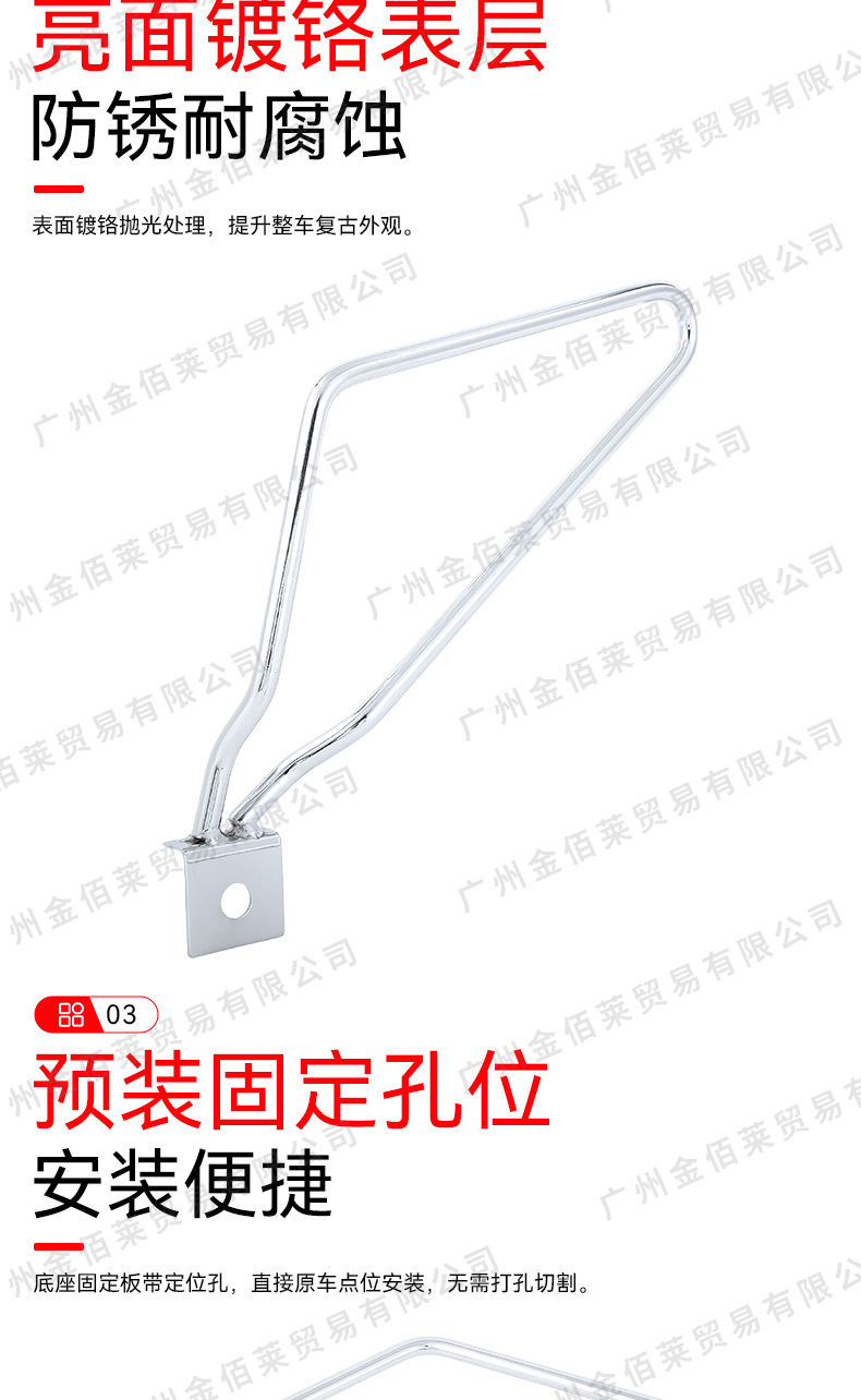 Motorcycle Modification Prince Cruise Dana Harley 883 Modification Special Side Bag Protection Bracket Side Box Bracket
