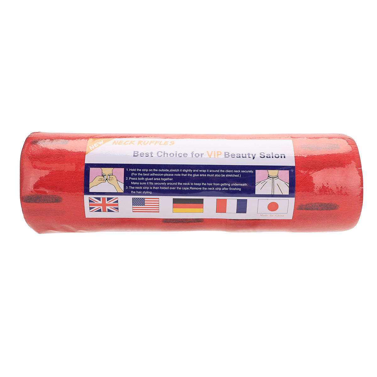 Ventas calientes de 500g / papel de cuello de peluquería papel de cuello de papel de corte de pelo desechable barbería anti-rotura de cabello
