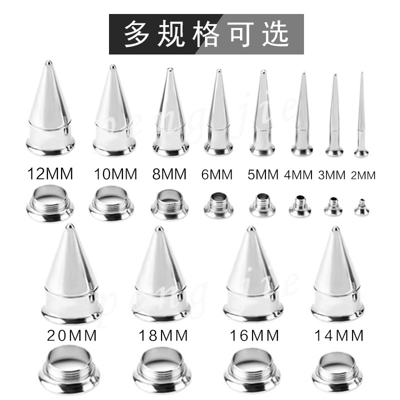 Factory Direct Supply Pengjie Stainless Steel Two-In-One Pointed Cone Double Speaker Hollow Ear Expansion Body Piercing Jewelry Ear Expander