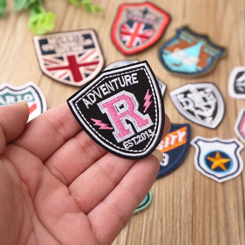 Yixiu embroidery cloth stickers computer embroidered badges cool and trendy DIY iron tower rice armband badge series clothing