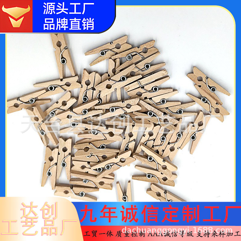 Clip de madera DIY, 3.5~7.2CM, decoración de fotos, manualidades, al por mayor