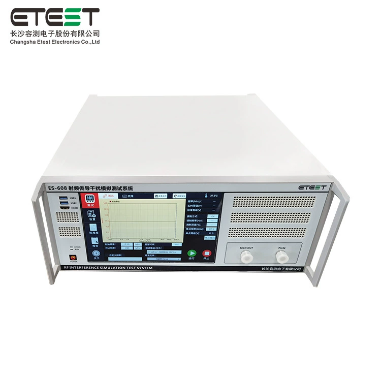 Радиочастота ES-608 провела испытательное оборудование испытательной системы ГБ/Т17626.6 стандартное ЭМК симуляции невосприимчивости