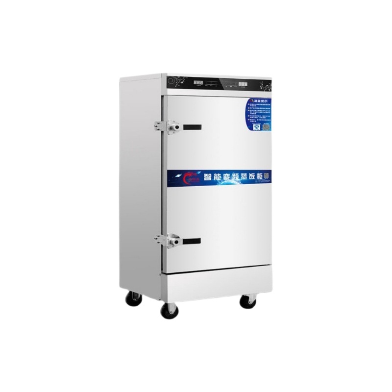 Commercial Canteen Rice Steaming Cart Electric Steamer Rice Steaming Machine Steamed Buns Automatic Steaming Cabinet Large Double-Door Small Electric Steaming Cabinet