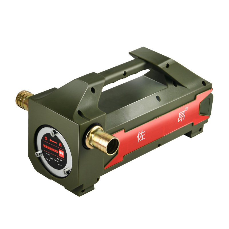Bomba de bombeo eléctrica de control remoto al por mayor 12V24V batería de litio eléctrica pantalla digital bomba diesel autosuccionante bomba de acero fundido