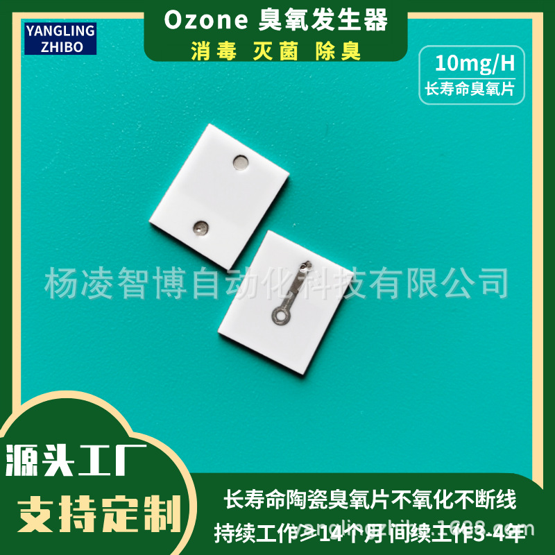 12*10mm微型臭氧片陶瓷空气净化器配件长寿型防潮抗氧化跨境专供