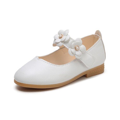 Children's leather shoes, princess shoes, single shoes, white shoes, performance shoes, children's shoes, middle and large children's baby shoes