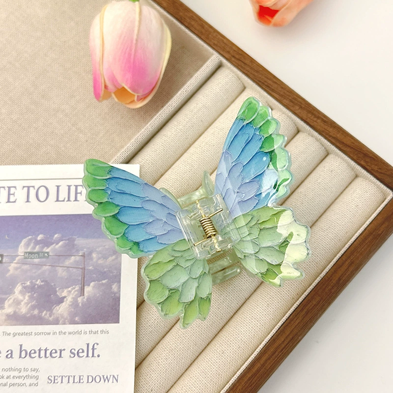 Summer Korean crab pin with butterfly, acrylic shark, elite sophisticated hairgrip, new collection