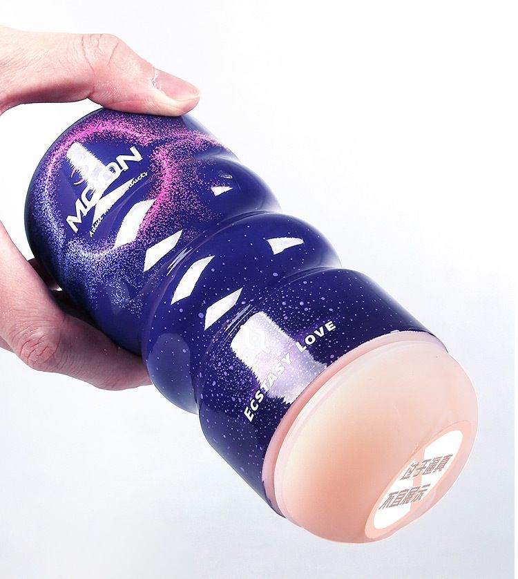 Colorful Manual Masturbation Cup for Men, TPE Textured Sleeve, Discreet Adult Toy — detail image 7