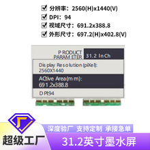 31.2英寸电子纸墨水屏2560*1440分辨率 电子纸屏模块显示器定制