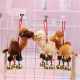 Cute Desert Camel Plush Toy Doll Dunhuang Wind Bell Camel Pendant Xinjiang Tourist Attraction Memorial Doll