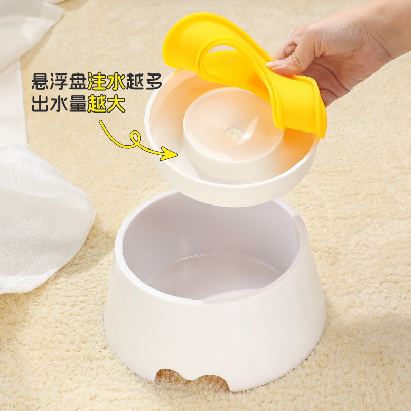 犬の碗は口の水の碗をぬらさないで、ペットの水飲み器の浮力は水のたらいの水を飲んで頚椎のペットの碗の卸売りを保護します。|undefined