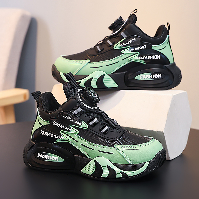 Children's basketball shoes, boys' sports shoes, new spring and autumn models, boys' dad shoes, lightweight soft-soled student running shoes
