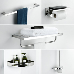 304 Stainless Steel Towel Rack, Luxury Bathroom Towel Bar, Sanitary Towel Holder Set for Bathroom, Export and Engineering Use