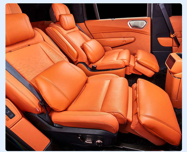 Suitable for Lynk & Co 900 Second-Row Legrest Protective Cover, Height-Increasing Pad, Seat Protection Pad, Car Interior Modification Accessories