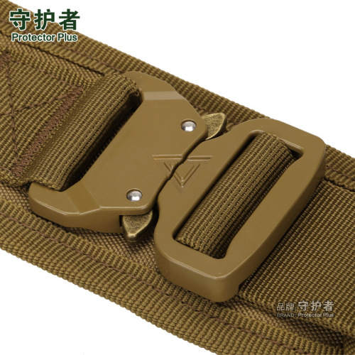 Z527 tactical dog collar double iron buckle nylon dog collar pet outdoor dog leash training tactical dog leash