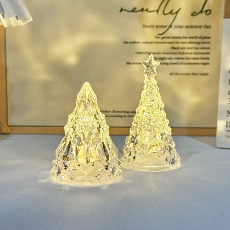 Lámparas de noche de montaña de nieve transfronterizas no enchufables decoraciones de escritorio de la habitación atmósfera de regalo de cumpleaños para chicas image 2
