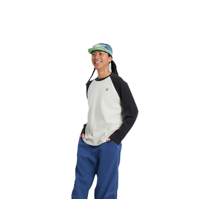 [가을 신제품] 2024 숙녀 신제품 가을 스포츠 경량 샌딩 컬러 긴 소매 티셔츠