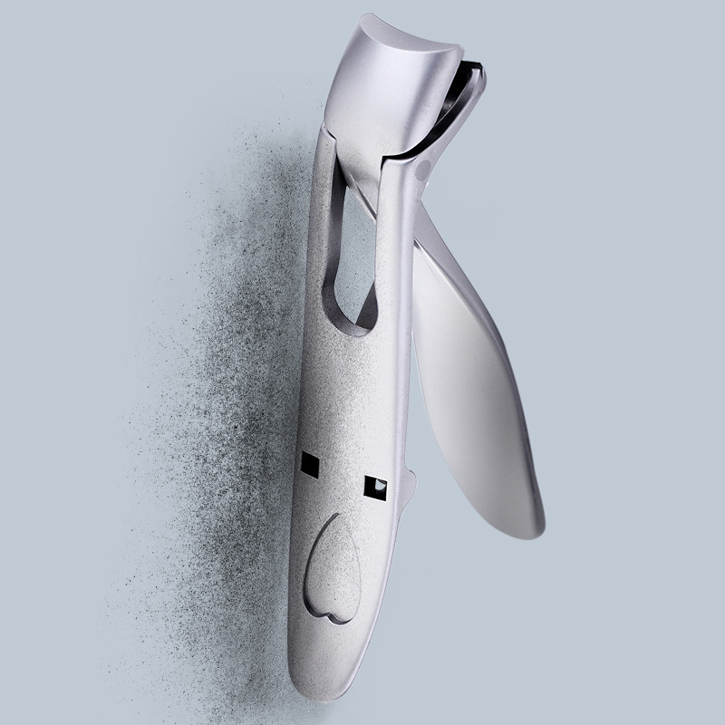 Cortauñas portátil universal de aleación doméstica Temu, tijeras de manicura para uñas duras y gruesas, cortaúñas de acero en polvo