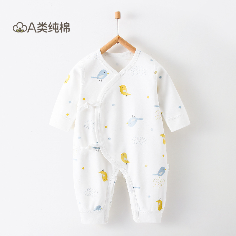 Ropa de bebé de algodón de clase A Ropa de bebé Anyang Ropa para niños Traje de rastreo Meneses pequeños Traje de otoño para bebés y niños pequeños Traje de una pieza