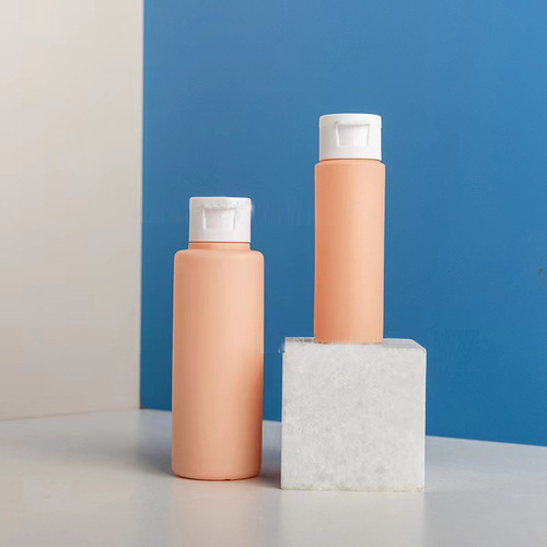 Macaron Flip Top Squeeze Bottle 50ML Travel Set Straight Divided Storage Bottle Cosmetics Lotion Sunscreen Shampoo Set Bottle